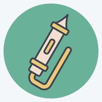 Icon Test Light. related to Repair Tools symbol. color mate style. design editable vector