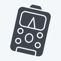 Icon Power Meter. related to Repair Tools symbol. glyph style. design editable vector