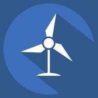 Icon Sustainable Development. related to Development symbol. long shadow style vector
