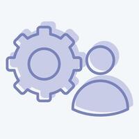 Icon Skills. related to Development symbol. two tone style vector