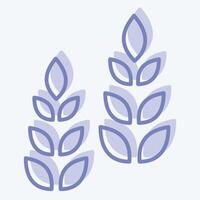 Icon Growth Tree. related to Development symbol. two tone style vector