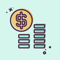 Icon Revenue. related to Development symbol. MBE style vector
