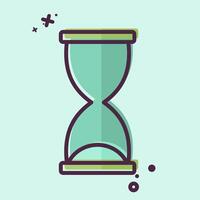 Icon Development Time. related to Development symbol. MBE style vector