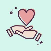 Icon Emotional Development. related to Development symbol. MBE style vector