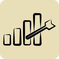 Icon Development Goals. related to Development symbol. hand drawn style vector