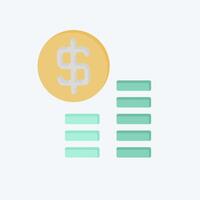 Icon Revenue. related to Development symbol. flat style vector