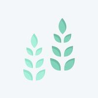 Icon Growth Tree. related to Development symbol. flat style vector