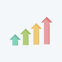 Icon Development Steps. related to Development symbol. flat style vector