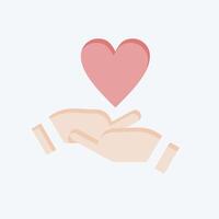 Icon Emotional Development. related to Development symbol. flat style vector