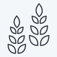Icon Growth Tree. related to Development symbol. line style vector