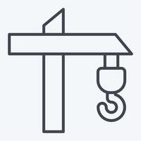 Icon Construction. related to Development symbol. line style vector