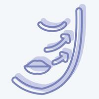 Icon Mesothreads. related to Cosmetology symbol. two tone style. design editable vector