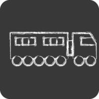 Icon Wiper. related to Transport symbol. chalk Style. design editable vector