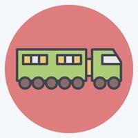 Icon Wiper. related to Transport symbol. color mate style. design editable vector