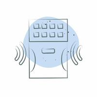 Icon Air Purifier. related to Home Security symbol. Color Spot Style vector