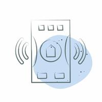Icon Emergency. related to Home Security symbol. Color Spot Style vector