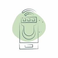 Icon Smart lighting. related to Home Security symbol. Color Spot Style vector