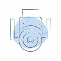 Icon Security Camera. related to Home Security symbol. Color Spot Style vector