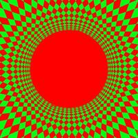 geometric art abstract red green for background, art line green red spiral optical for hypnotic wallpaper, geometry polygonal pattern with a connected graphic line vector