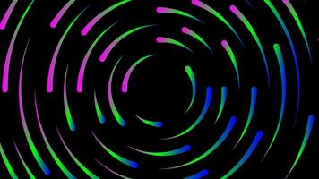 circle line colorful bright for modern background, light neon effect motion with line mixed color, glowing light circle graphic for wallpaper, art line swirl shine color for technology digital concept vector