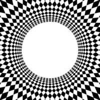 geometric art abstract black white for background, art line black white spiral optical for hypnotic wallpaper, geometry polygonal pattern with connected graphic line, optical graphics distorted vector