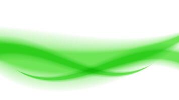 green soft wave shape graphic on white background, abstract green graphic smooth shape for banner copy space, blurred gradient green wavy swirl soft effect, beautiful green white wave curve vector