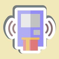 Sticker Wireless Security System. related to Home Security symbol vector