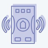 Icon Emergency. related to Home Security symbol. two tone style vector