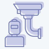 Icon Intrusion. related to Home Security symbol. two tone style vector