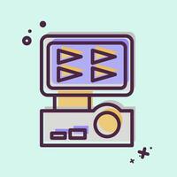 Icon Digital Recorder. related to Home Security symbol. MBE style vector