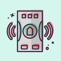 Icon Emergency. related to Home Security symbol. MBE style vector