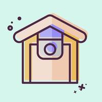 Icon Infrared Surveillance. related to Home Security symbol. MBE style vector