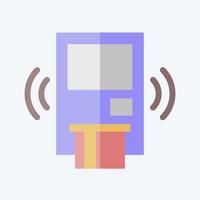 Icon Wireless Security System. related to Home Security symbol. flat style vector