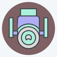 Icon Security Camera. related to Home Security symbol. color mate style vector