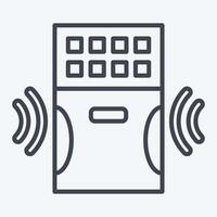 Icon Air Purifier. related to Home Security symbol. line style vector