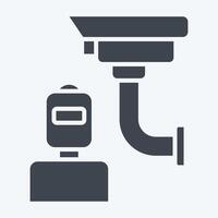 Icon Intrusion. related to Home Security symbol. glyph style vector