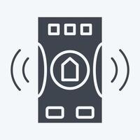 Icon Emergency. related to Home Security symbol. glyph style vector