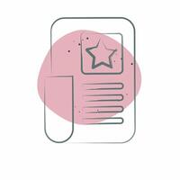 Icon Millitary Helmet 2. related to Military symbol. Color Spot Style. design editable vector