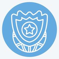Icon Planit Grid. related to Military symbol. blue eyes style. design editable vector