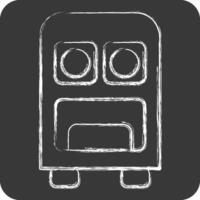 Icon Command Center. related to Military symbol. chalk Style. design editable vector