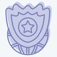Icon Planit Grid. related to Military symbol. two tone style. design editable vector