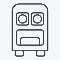 Icon Command Center. related to Military symbol. line style. design editable vector