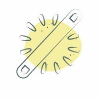 Icon Neon. related to Light symbol. Color Spot Style. design editable vector