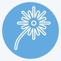 Icon Fire Works. related to Light symbol. blue eyes style. design editable vector