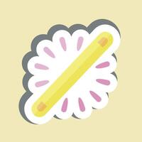 Sticker Neon. related to Light symbol. design editable vector