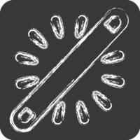 Icon Neon. related to Light symbol. chalk Style. design editable vector