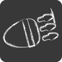 Icon Car Light. related to Light symbol. chalk Style. design editable vector