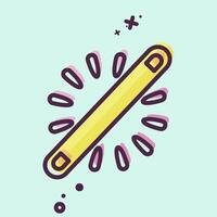 Icon Neon. related to Light symbol. MBE style. design editable vector