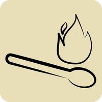 Icon Match. related to Light symbol. hand drawn style. design editable vector