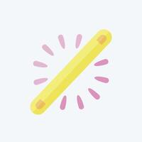 Icon Neon. related to Light symbol. flat style. design editable vector